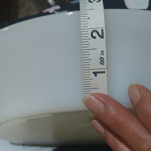 Vintage Glass bake J-2352 Milk Glass Divided Casserole Dish - Picture 11 of 11